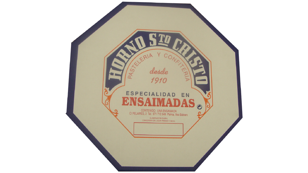 Cajas de ensaimada cosidas